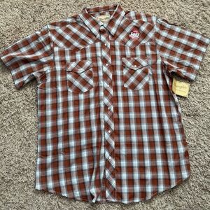 Wrangler® Men's Short Sleeve Western Shirt Size: M
